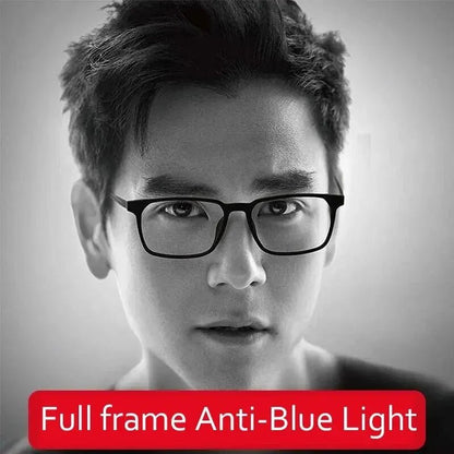 "Titanium Frame Reading Glasses – Anti - Blue Light Presbyopia Eyewear for Men & Women, Diopter +1.0 to +4.0" - RELUX.STORE