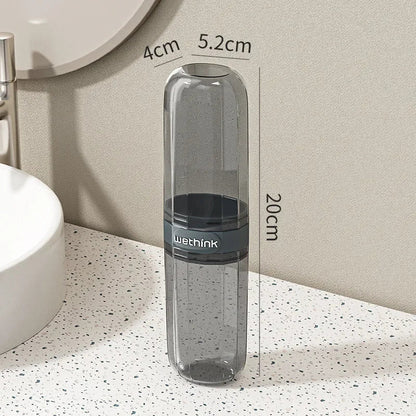 Toothbrush Travel Containers Transparent Portable Toothbrush Case Outdoor/business Trip/travel Acessories - RELUX.STORE