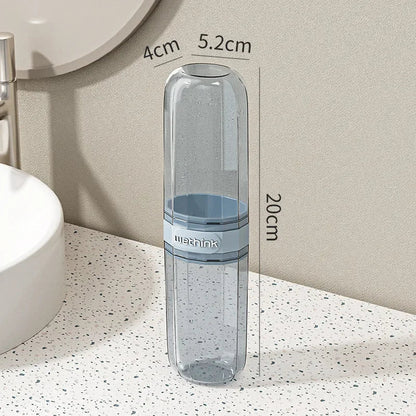 Toothbrush Travel Containers Transparent Portable Toothbrush Case Outdoor/business Trip/travel Acessories - RELUX.STORE