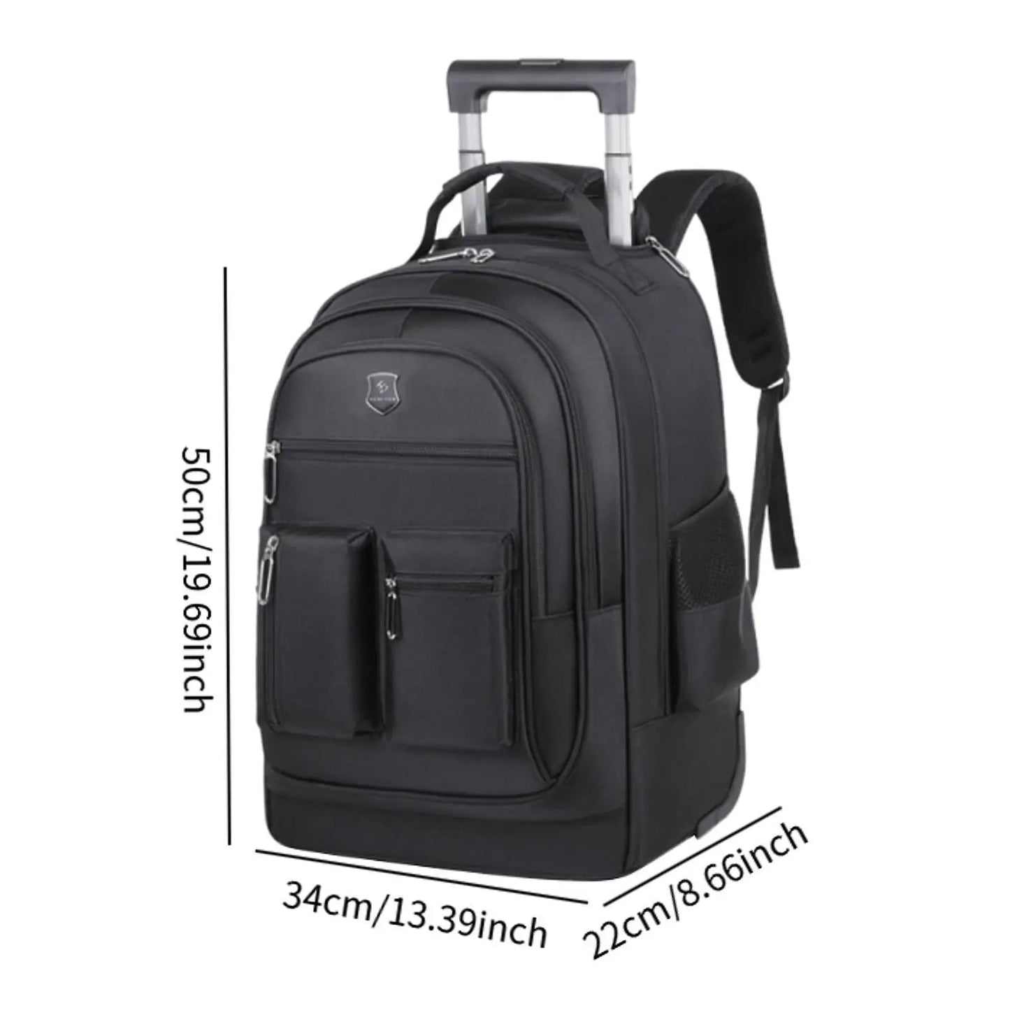 Travel Backpack with Wheels Lightweight Trolley Business Cabin Bag Rolling Laptop Briefcase for Women Men Business Travel Adults - RELUX.STORETravel Backpack with Wheels Lightweight Trolley Business Cabin Bag Rolling Laptop Briefcase for Women Men Business Travel Adults
