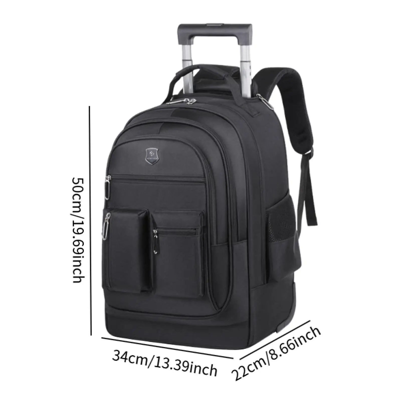 Travel Backpack with Wheels Lightweight Trolley Business Cabin Bag Rolling Laptop Briefcase for Women Men Business Travel Adults - RELUX.STORETravel Backpack with Wheels Lightweight Trolley Business Cabin Bag Rolling Laptop Briefcase for Women Men Business Travel Adults