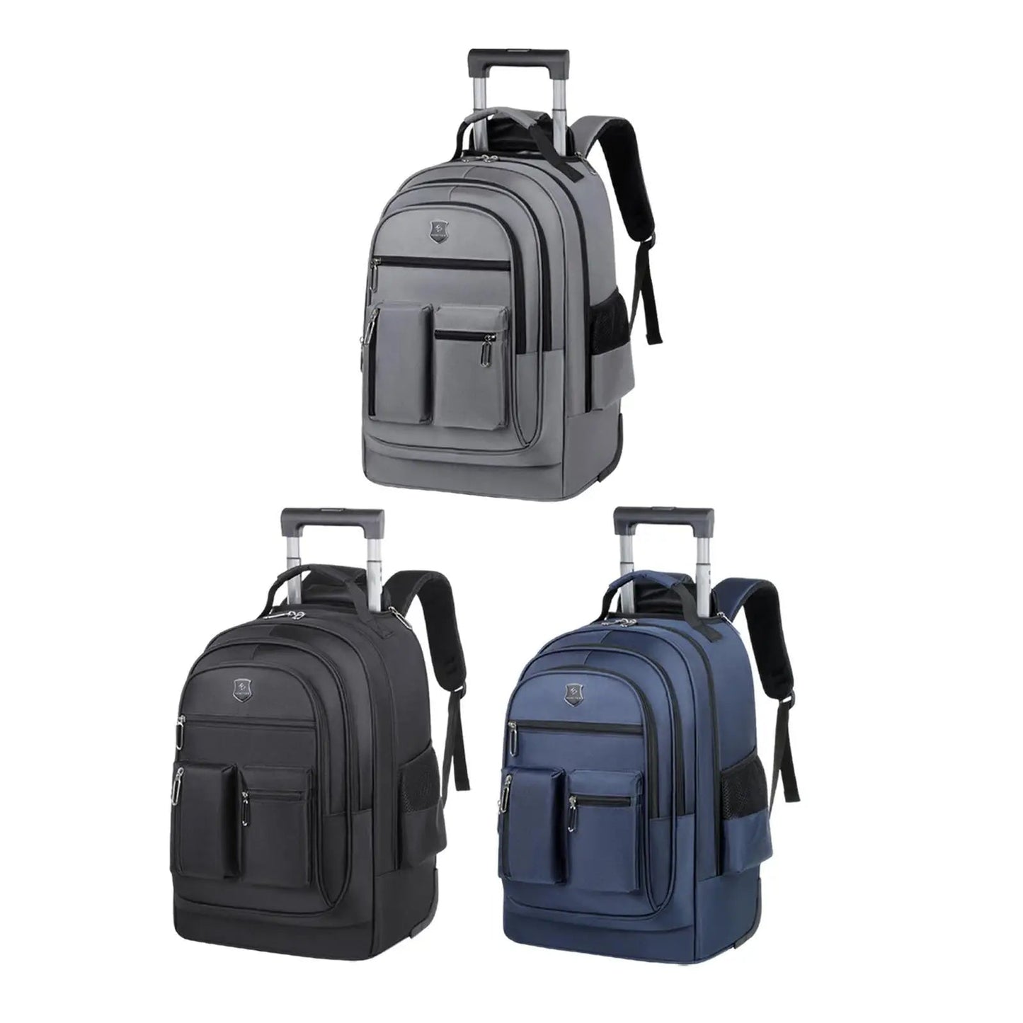 Travel Backpack with Wheels Lightweight Trolley Business Cabin Bag Rolling Laptop Briefcase for Women Men Business Travel Adults - RELUX.STORETravel Backpack with Wheels Lightweight Trolley Business Cabin Bag Rolling Laptop Briefcase for Women Men Business Travel Adults