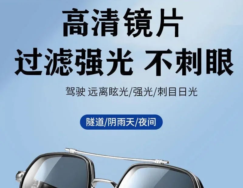 “Trendy Men’s Sunglasses – Day & Night Driver Sun Glasses | Vintage Fashion Eyewear Shades with UV400 Protection” - RELUX.STORE