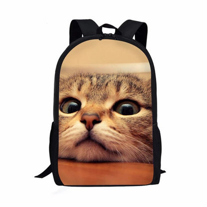 Trendy Popular Cat Notebook Backpacks pupil School Bags 3D Print Oxford Waterproof Boys/Girls Laptop Backpacks - RELUX.STORETrendy Popular Cat Notebook Backpacks pupil School Bags 3D Print Oxford Waterproof Boys/Girls Laptop Backpacks