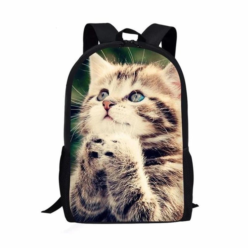 Trendy Popular Cat Notebook Backpacks pupil School Bags 3D Print Oxford Waterproof Boys/Girls Laptop Backpacks - RELUX.STORETrendy Popular Cat Notebook Backpacks pupil School Bags 3D Print Oxford Waterproof Boys/Girls Laptop Backpacks