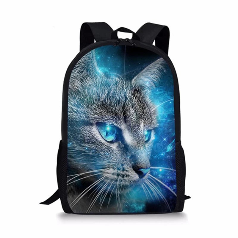 Trendy Popular Cat Notebook Backpacks pupil School Bags 3D Print Oxford Waterproof Boys/Girls Laptop Backpacks - RELUX.STORETrendy Popular Cat Notebook Backpacks pupil School Bags 3D Print Oxford Waterproof Boys/Girls Laptop Backpacks