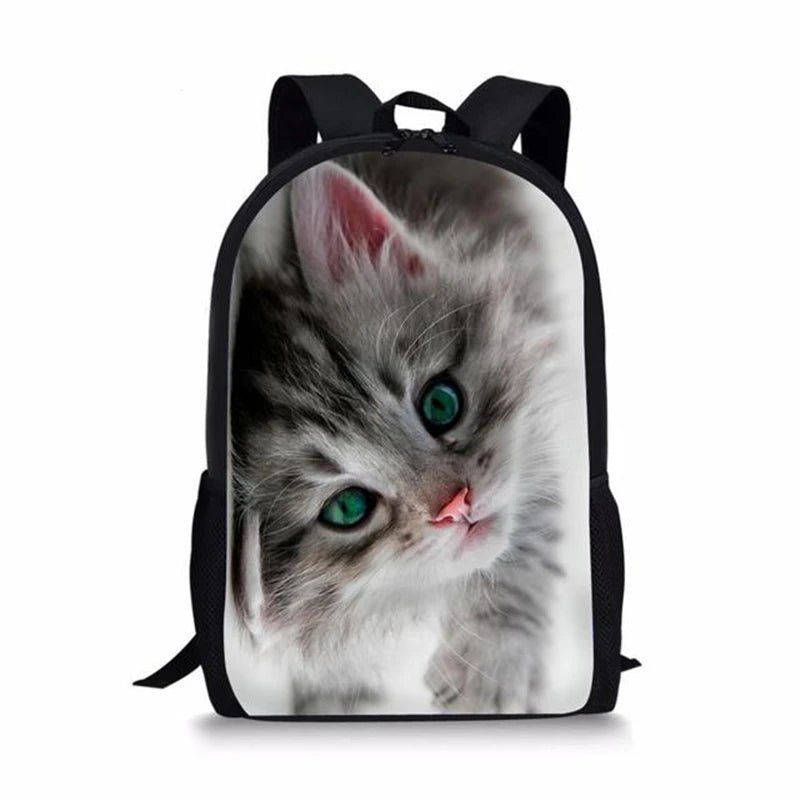 Trendy Popular Cat Notebook Backpacks pupil School Bags 3D Print Oxford Waterproof Boys/Girls Laptop Backpacks - RELUX.STORETrendy Popular Cat Notebook Backpacks pupil School Bags 3D Print Oxford Waterproof Boys/Girls Laptop Backpacks