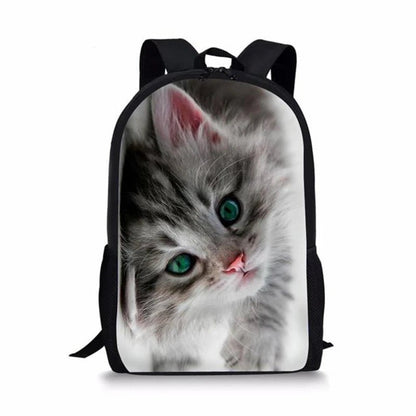 Trendy Popular Cat Notebook Backpacks pupil School Bags 3D Print Oxford Waterproof Boys/Girls Laptop Backpacks - RELUX.STORETrendy Popular Cat Notebook Backpacks pupil School Bags 3D Print Oxford Waterproof Boys/Girls Laptop Backpacks