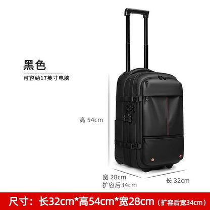 Trolley Backpack With wheels Large Capacity wheeled Backpack Vacuum Luggage Travel Suitcase Rolling luggage Business Laptop Bag - RELUX.STORETrolley Backpack With wheels Large Capacity wheeled Backpack Vacuum Luggage Travel Suitcase Rolling luggage Business Laptop Bag