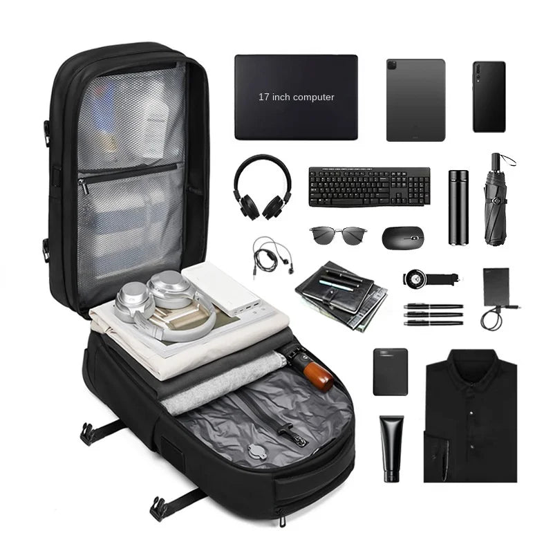 Trolley Backpack With wheels Large Capacity wheeled Backpack Vacuum Luggage Travel Suitcase Rolling luggage Business Laptop Bag - RELUX.STORETrolley Backpack With wheels Large Capacity wheeled Backpack Vacuum Luggage Travel Suitcase Rolling luggage Business Laptop Bag