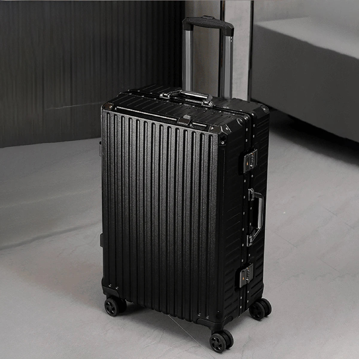 Trolley Luggage 20 24 26 28 Inch Aluminum Frame Rolling Luggage Case USB Travel Suitcase on Wheels Combination Lock Carry - On Luggage - RELUX.STORETrolley Luggage 20 24 26 28 Inch Aluminum Frame Rolling Luggage Case USB Travel Suitcase on Wheels Combination Lock Carry - On Luggage