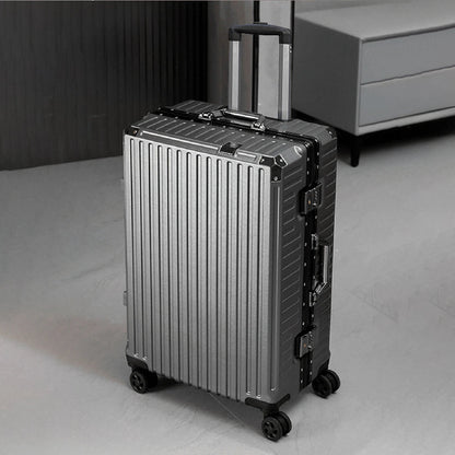 Trolley Luggage 20 24 26 28 Inch Aluminum Frame Rolling Luggage Case USB Travel Suitcase on Wheels Combination Lock Carry - On Luggage - RELUX.STORETrolley Luggage 20 24 26 28 Inch Aluminum Frame Rolling Luggage Case USB Travel Suitcase on Wheels Combination Lock Carry - On Luggage