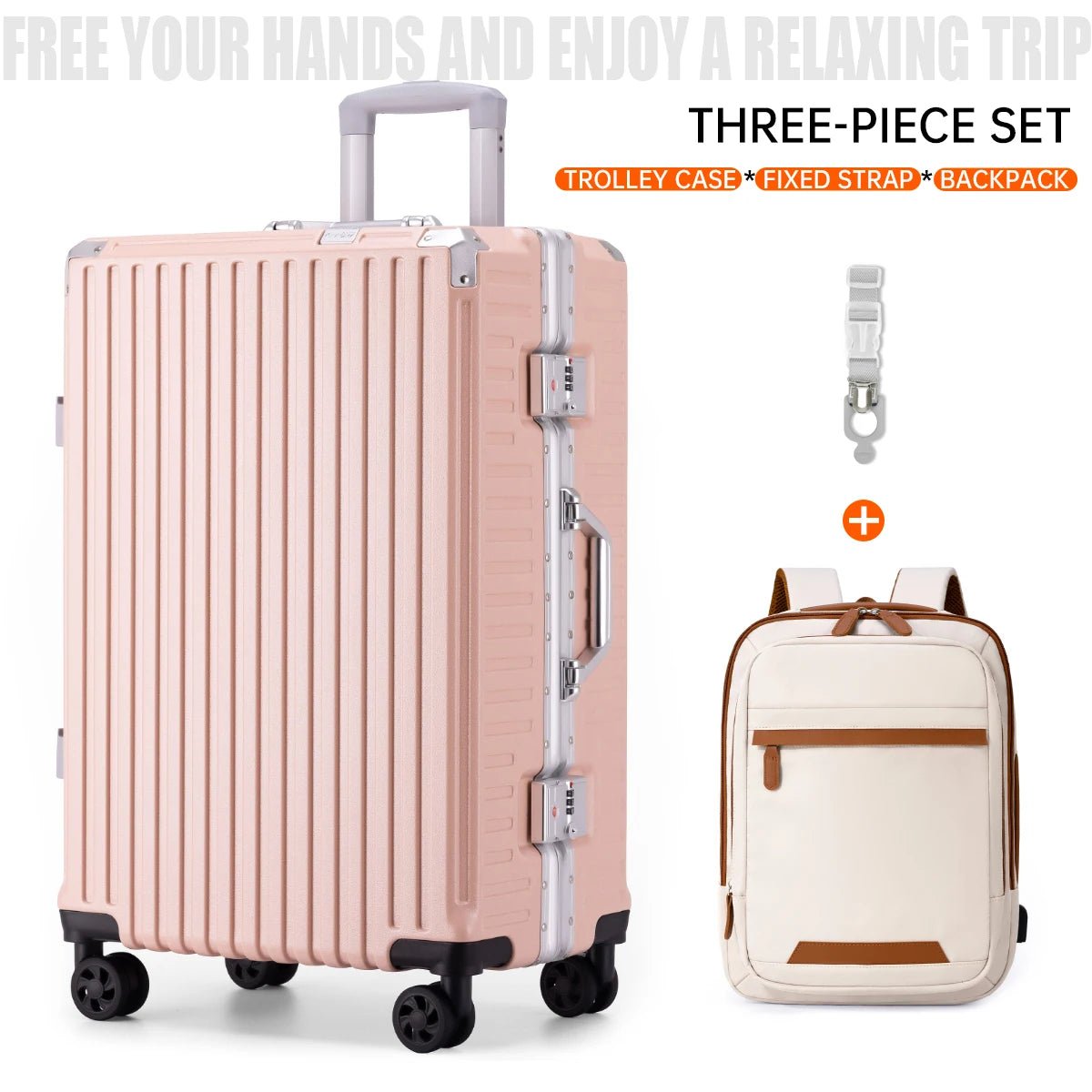 Trolley Luggage 20 24 26 28 Inch Aluminum Frame Rolling Luggage Case USB Travel Suitcase on Wheels Combination Lock Carry - On Luggage - RELUX.STORETrolley Luggage 20 24 26 28 Inch Aluminum Frame Rolling Luggage Case USB Travel Suitcase on Wheels Combination Lock Carry - On Luggage