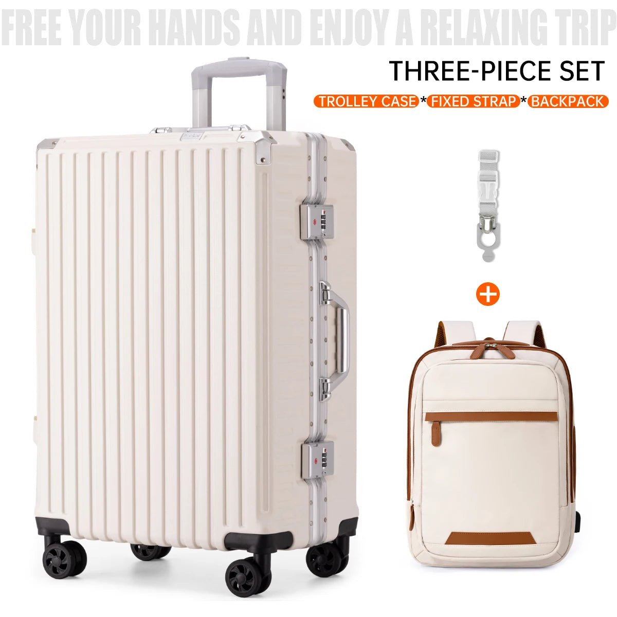 Trolley Luggage 20 24 26 28 Inch Aluminum Frame Rolling Luggage Case USB Travel Suitcase on Wheels Combination Lock Carry - On Luggage - RELUX.STORETrolley Luggage 20 24 26 28 Inch Aluminum Frame Rolling Luggage Case USB Travel Suitcase on Wheels Combination Lock Carry - On Luggage