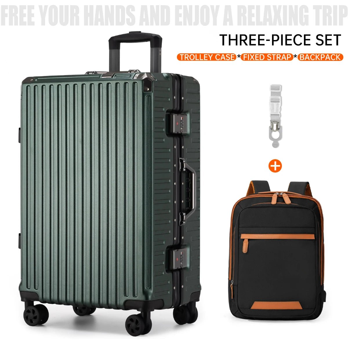 Trolley Luggage 20 24 26 28 Inch Aluminum Frame Rolling Luggage Case USB Travel Suitcase on Wheels Combination Lock Carry - On Luggage - RELUX.STORETrolley Luggage 20 24 26 28 Inch Aluminum Frame Rolling Luggage Case USB Travel Suitcase on Wheels Combination Lock Carry - On Luggage