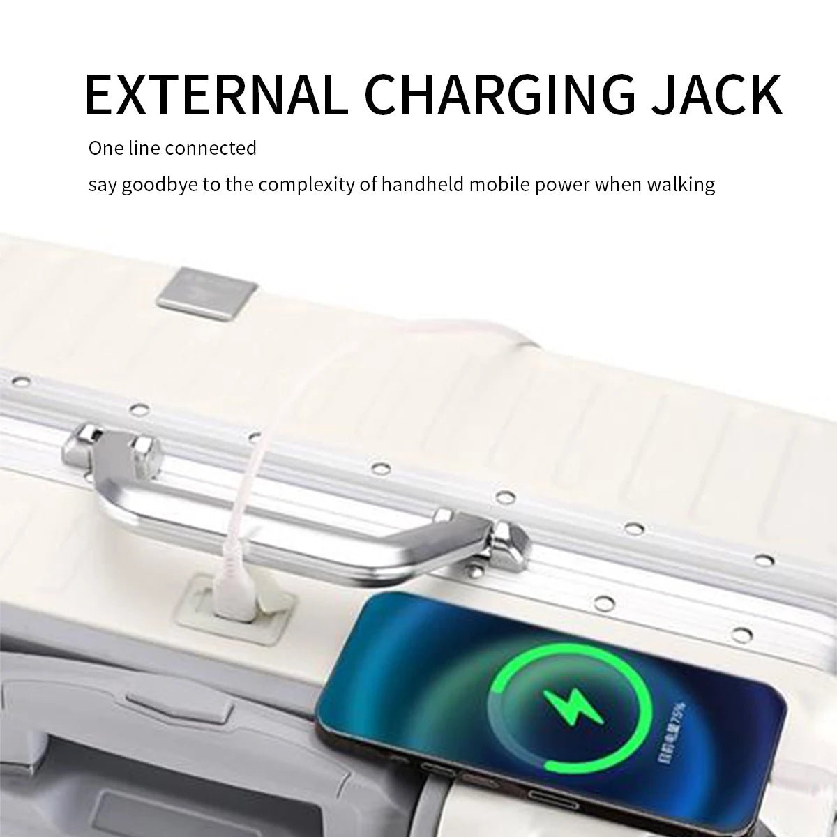 Trolley Luggage 20 24 26 28 Inch Aluminum Frame Rolling Luggage Case USB Travel Suitcase on Wheels Combination Lock Carry - On Luggage - RELUX.STORETrolley Luggage 20 24 26 28 Inch Aluminum Frame Rolling Luggage Case USB Travel Suitcase on Wheels Combination Lock Carry - On Luggage