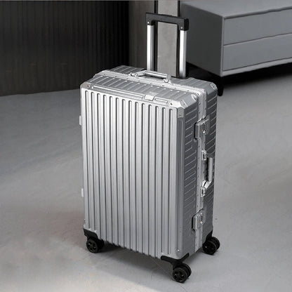 Trolley Luggage 20 24 26 28 Inch Aluminum Frame Rolling Luggage Case USB Travel Suitcase on Wheels Combination Lock Carry - On Luggage - RELUX.STORETrolley Luggage 20 24 26 28 Inch Aluminum Frame Rolling Luggage Case USB Travel Suitcase on Wheels Combination Lock Carry - On Luggage