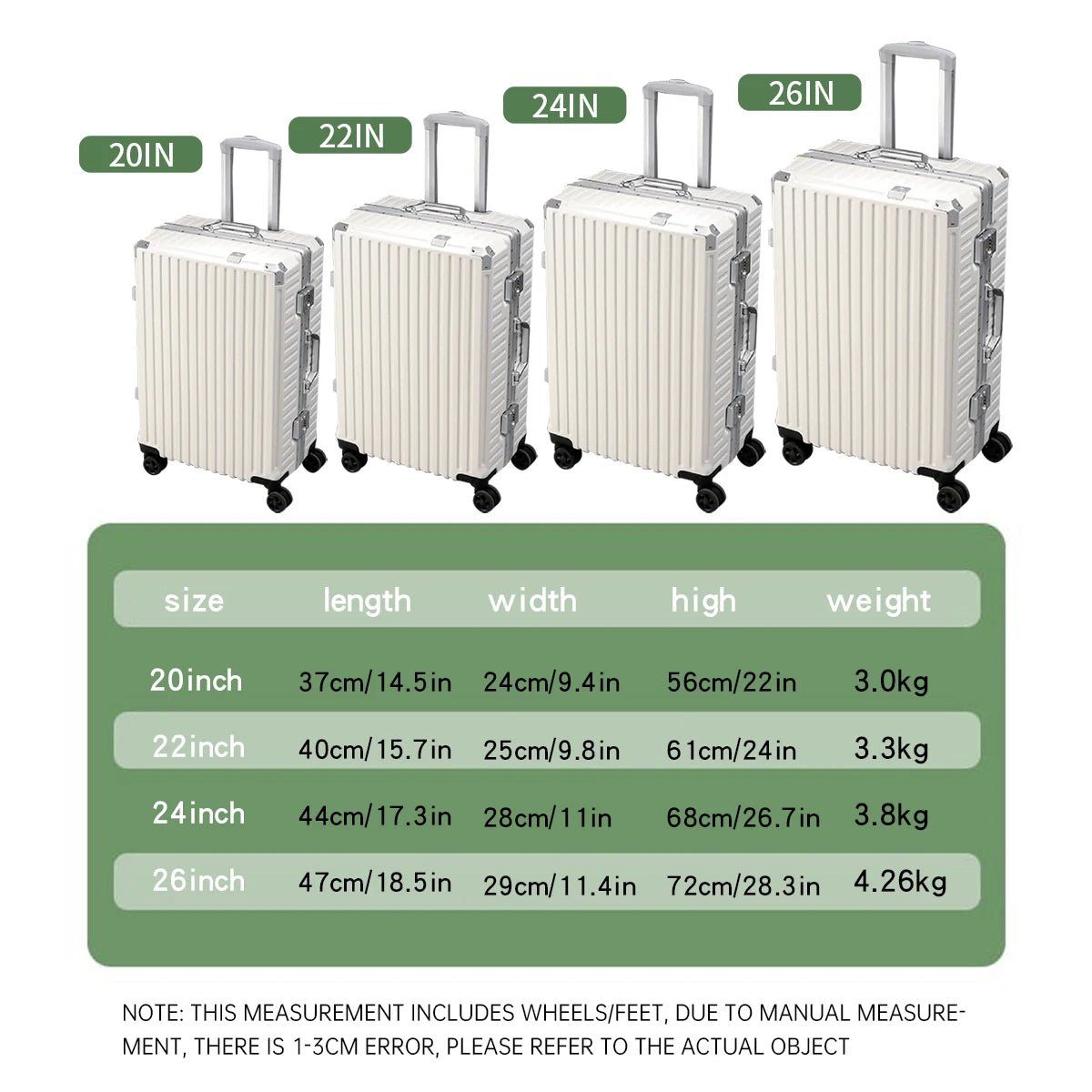 Trolley Luggage 20 24 26 28 Inch Aluminum Frame Rolling Luggage Case USB Travel Suitcase on Wheels Combination Lock Carry - On Luggage - RELUX.STORETrolley Luggage 20 24 26 28 Inch Aluminum Frame Rolling Luggage Case USB Travel Suitcase on Wheels Combination Lock Carry - On Luggage
