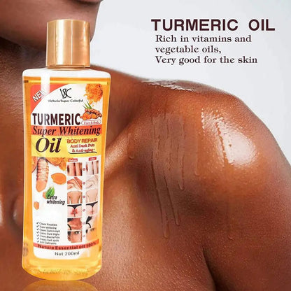 Turmeric Essential Oil Facial Body Massage oil Moisturizing Diffuser Aromatherapy Brightening Smoothing Body Face Skin Care 200m - RELUX.STORE