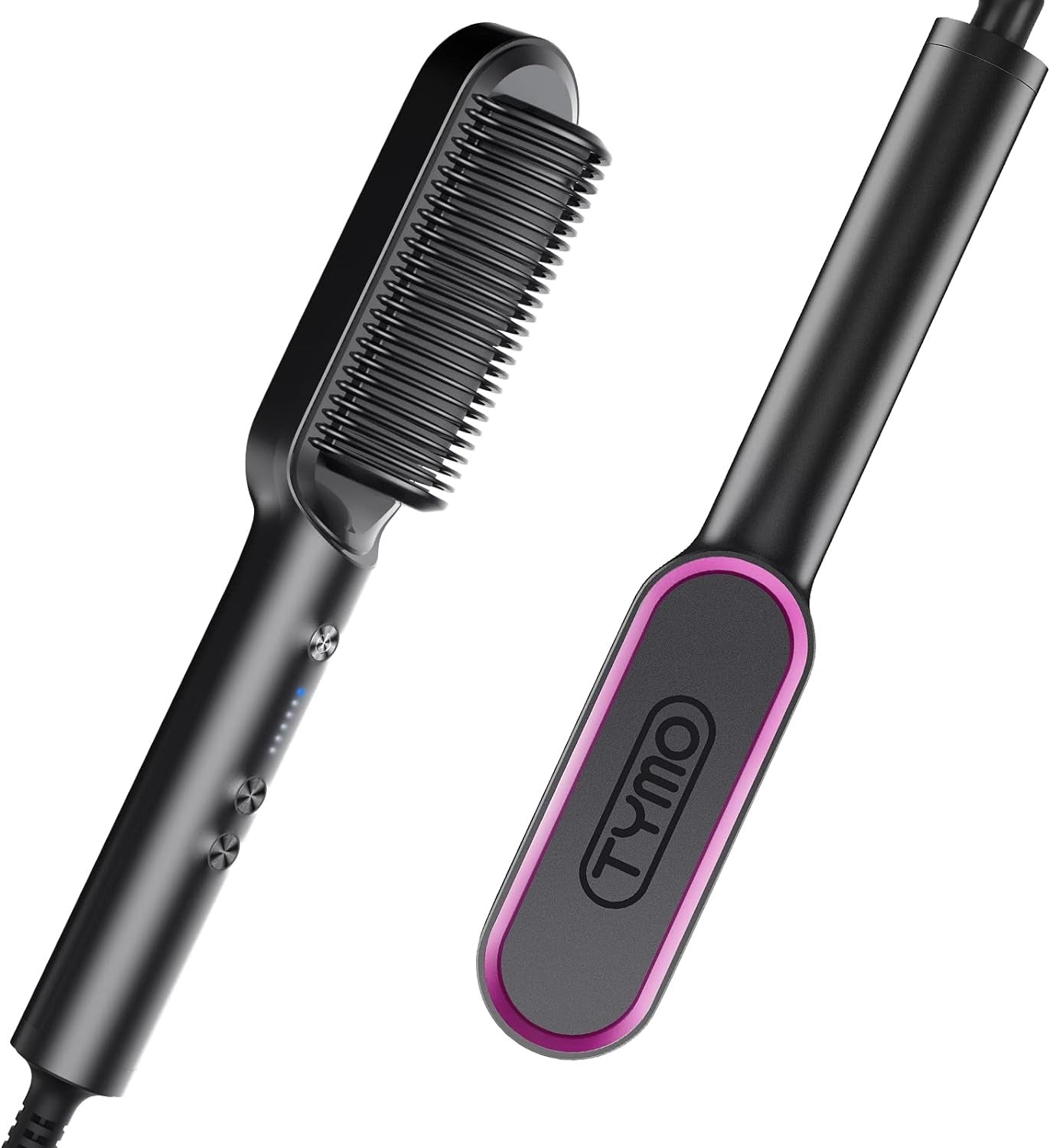 “TYMO Hair Straightening Comb – Fast Heat Ionic Hair Straightener Brush for Smooth, Frizz - Free & Salon - Quality Hair” - RELUX.STORE