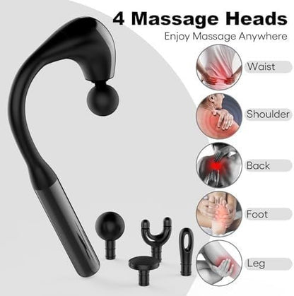 “U - Shaped Massage Gun – Deep Tissue Muscle Relaxation & Percussion Massager for Home & Gym Recovery” - RELUX.STORE