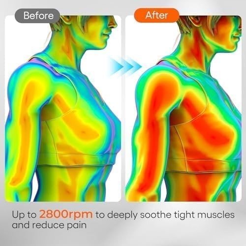 “U - Shaped Massage Gun – Deep Tissue Muscle Relaxation & Percussion Massager for Home & Gym Recovery” - RELUX.STORE