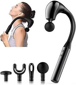 “U - Shaped Massage Gun – Deep Tissue Muscle Relaxation & Percussion Massager for Home & Gym Recovery” - RELUX.STORE