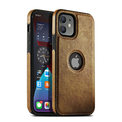 "Ultra - Thin Slim Leather Phone Case for iPhone 17/16/15/14/13/12 – Shockproof Business Cover, Pro Max & Mini Compatible" - RELUX.STORE