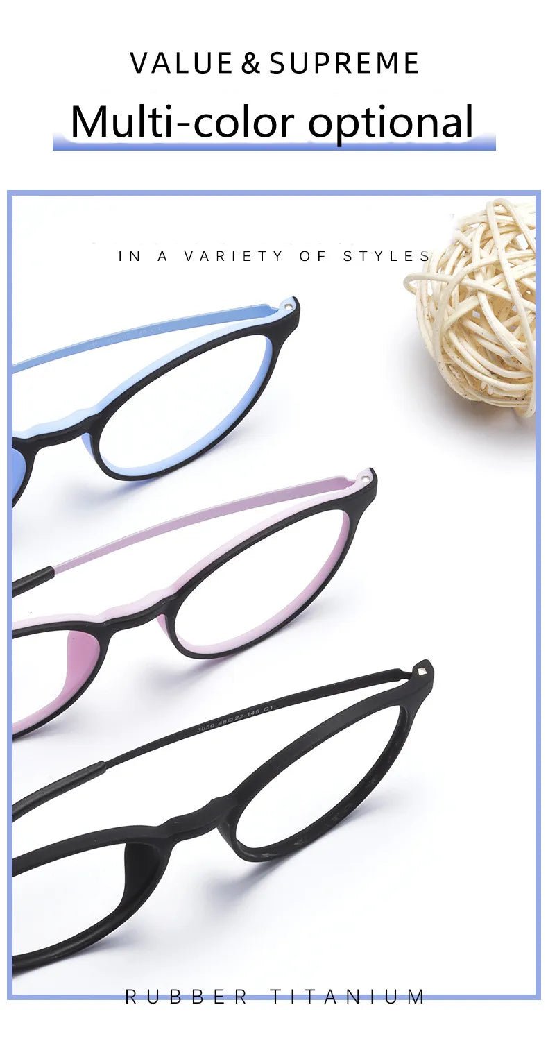 "Ultralight Titanium Alloy Reading Glasses – Retro Round Anti - Blue Light Presbyopia Eyewear for Men & Women, Diopters 0 to +2.5" - RELUX.STORE