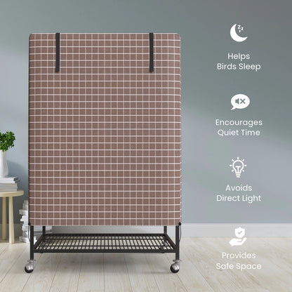 Universal Bird Cage Cover Good Night Blackout 51" X 38" X 23.5" Inch Small Animal Cages Cover - RELUX.STORE
