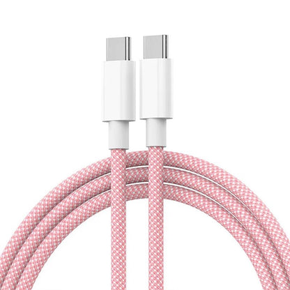 "USB C to Type C PD 60W Fast Charging Cable – Braided Data & Power Cable for iPhone 15, Android, Samsung, Huawei" - RELUX.STORE