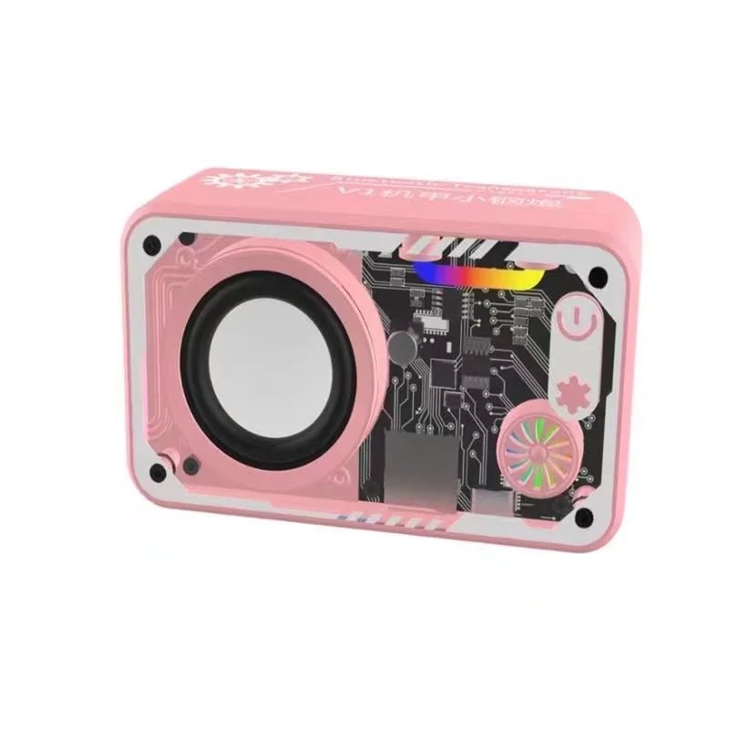 V1 Portable Wireless Speaker Blue Tooth Speaker with High Fidelity 3D Surround Sound LED Lights Small Subwoofer - for Outdoor Use - RELUX.STORE