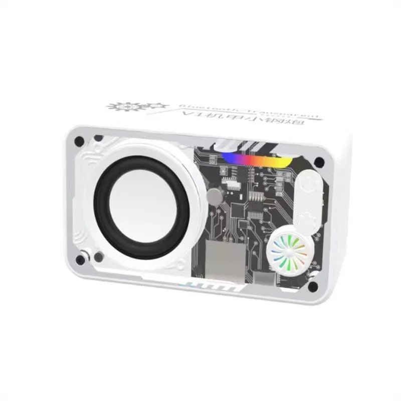 V1 Portable Wireless Speaker Blue Tooth Speaker with High Fidelity 3D Surround Sound LED Lights Small Subwoofer - for Outdoor Use - RELUX.STORE