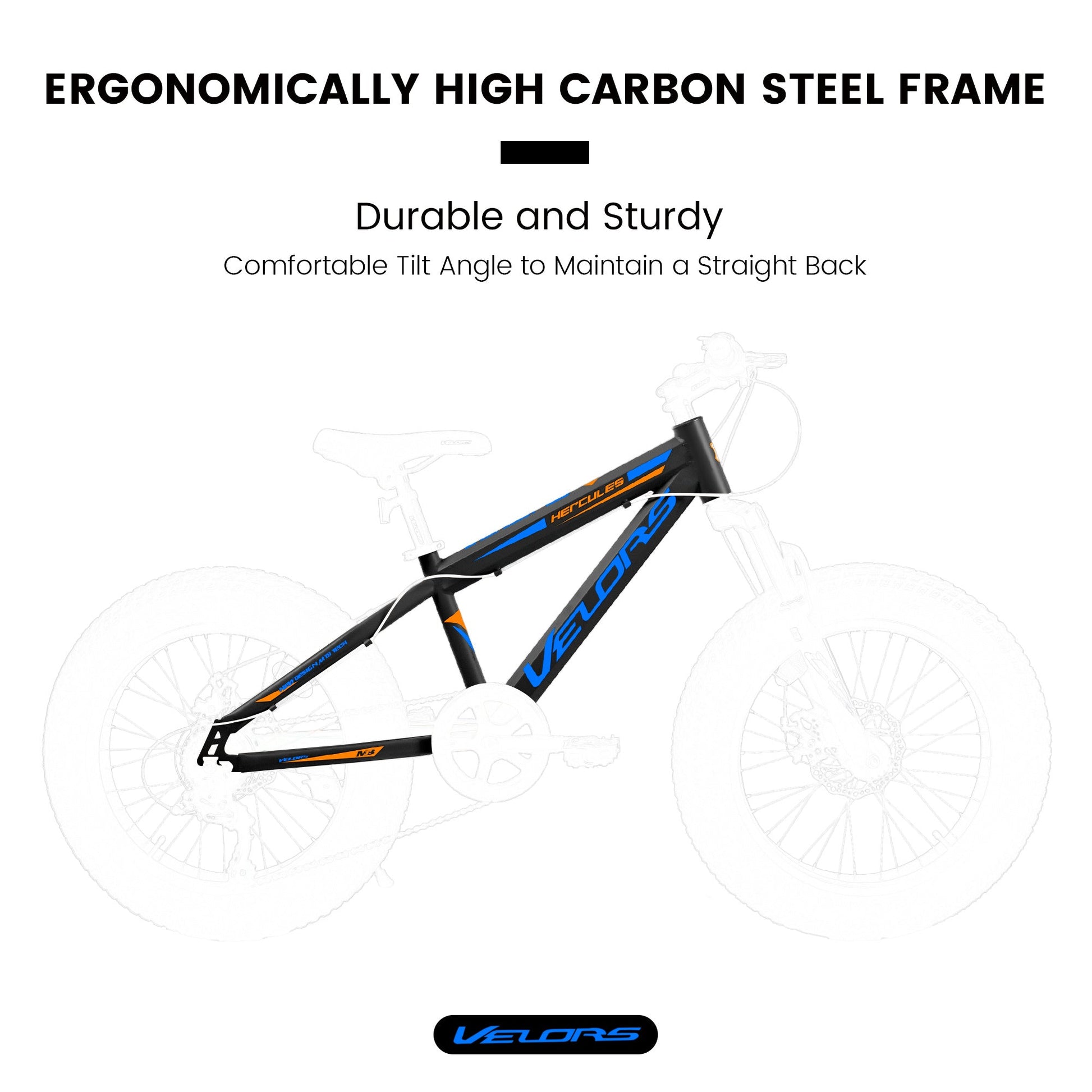 V20235 20 Inch Fat Tire Bike 7 Speed Mountain Bike, Dual Disc Brakes, High Carbon Steel Frame, Front Suspension, Mountain Buggy, City Commuter City Bike, Fat Tire Bike - RELUX.STORE