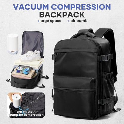 Vacuum Backpack Travel Bag for Men Large Capacity Backpack Business Laptop Backpack Women Men Expandable Backpack School Bag - RELUX.STOREVacuum Backpack Travel Bag for Men Large Capacity Backpack Business Laptop Backpack Women Men Expandable Backpack School Bag