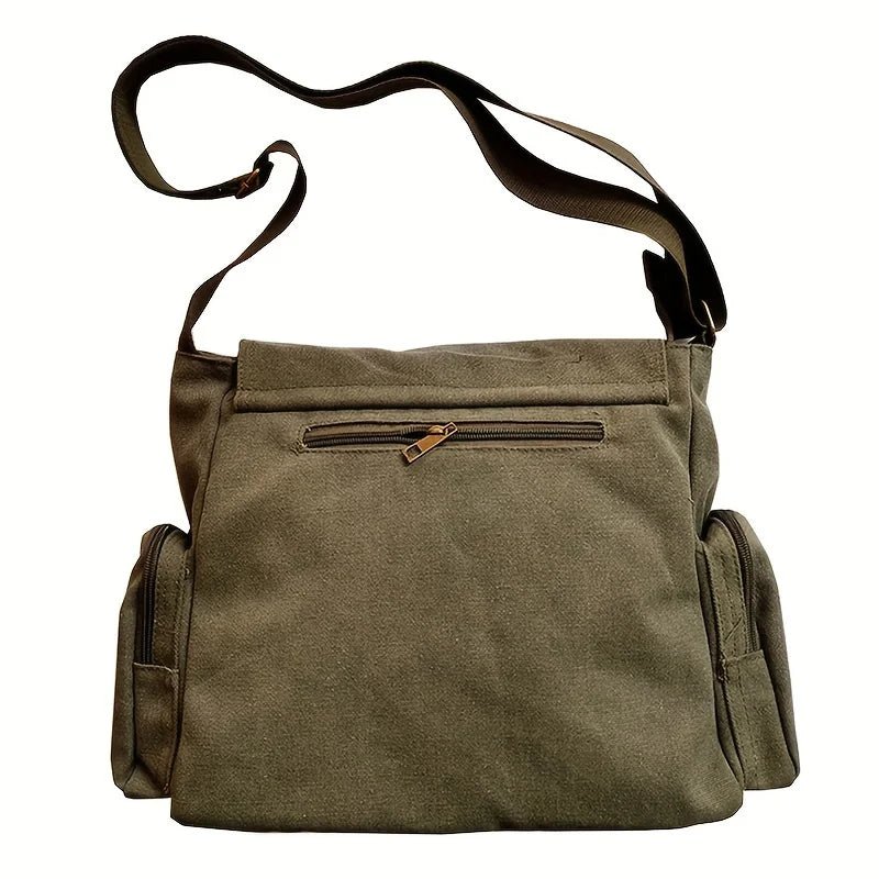 Vintage Cartoon Women Canvas Messenger Bag Large Capacity Tote Bag Women Shoulder Handbag - RELUX.STORE