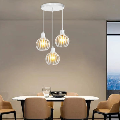 “Vintage Industrial Pendant Light – 1/3 Heads Retro Loft Metal Hanging Lamp E27 Ceiling Chandelier for Living Room & Indoor Lighting” - RELUX.STORE