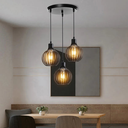 “Vintage Industrial Pendant Light – 1/3 Heads Retro Loft Metal Hanging Lamp E27 Ceiling Chandelier for Living Room & Indoor Lighting” - RELUX.STORE