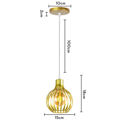 “Vintage Industrial Pendant Light – 1/3 Heads Retro Loft Metal Hanging Lamp E27 Ceiling Chandelier for Living Room & Indoor Lighting” - RELUX.STORE