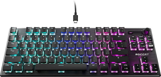 Vulcan TKL Mechanical Gaming Keyboard – Compact Tenkeyless, Titan Optical Switches, RGB AIMO Lighting, Low Profile Aluminum Design, Detachable USB - C, PC & Laptop Gamer Keyboard - RELUX.STORE