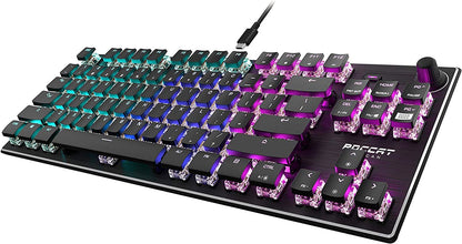 Vulcan TKL Mechanical Gaming Keyboard – Compact Tenkeyless, Titan Optical Switches, RGB AIMO Lighting, Low Profile Aluminum Design, Detachable USB - C, PC & Laptop Gamer Keyboard - RELUX.STORE