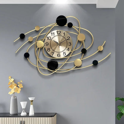Wall Clock 6.6 Inches Luxury Living Room Modern Wall Clocks Aesthetic Elegant Stylish Kitchen Clock Big Size Decoration Home - RELUX.STORE