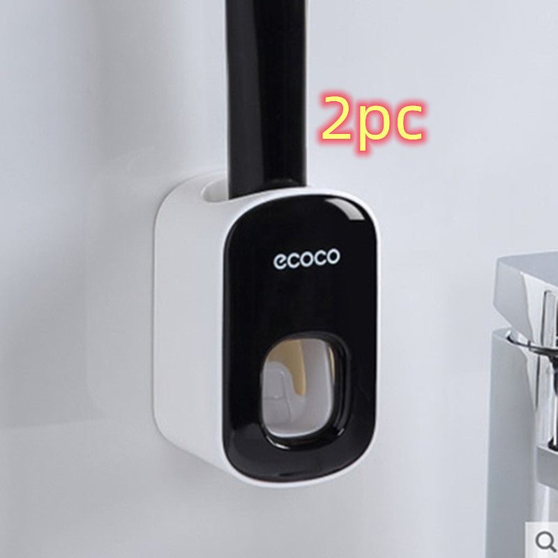 Wall Mounted Automatic Toothpaste Holder Bathroom Accessories Set Dispenser - RELUX.STORE