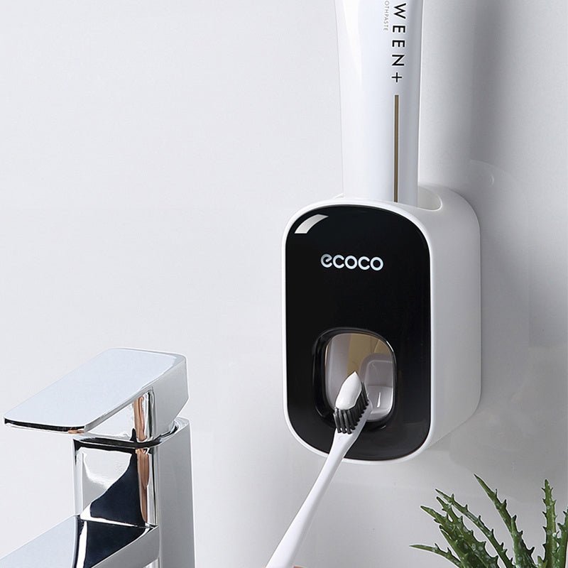Wall Mounted Automatic Toothpaste Holder Bathroom Accessories Set Dispenser - RELUX.STORE
