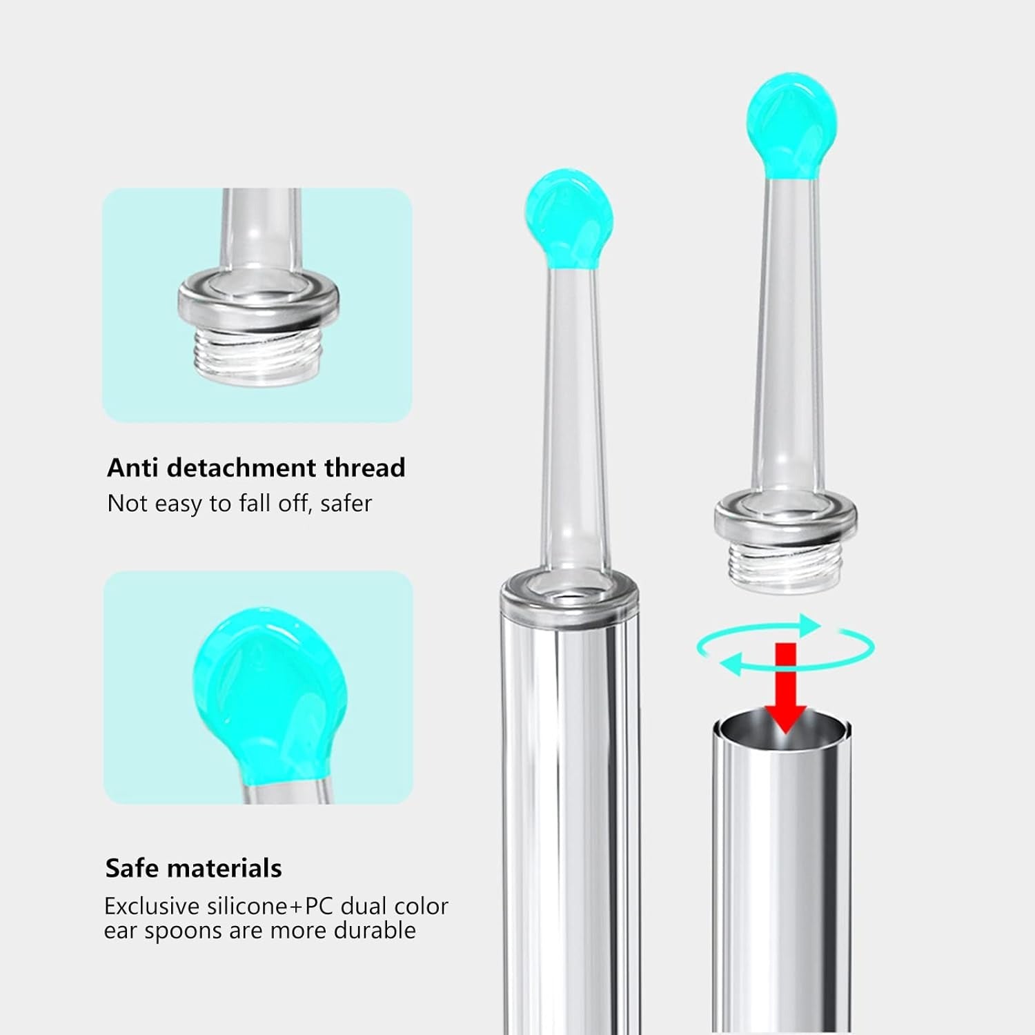 “Waterproof Ear Wax Removal Cleaner Kit – Safe LED Otoscope with Ear Pick & USB Charging for Home & Travel” - RELUX.STORE