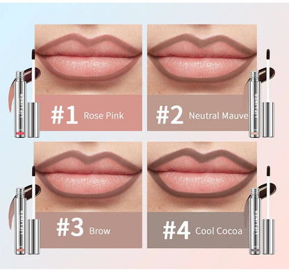 Waterproof Lip Liner Peel Off Tattoo Lipgloss Waterproof Long Lasting Matte Lip Tint Brown Contour Tear - off Lips Stain Cosmetic - RELUX.STORE