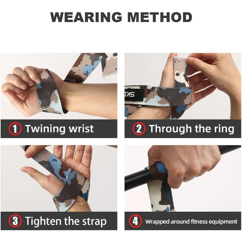 "Weightlifting Wrist Straps – Adjustable Non - Slip Strength Training Lifting Support Bands for Gym & Fitness by Relux.Store" - RELUX.STORE
