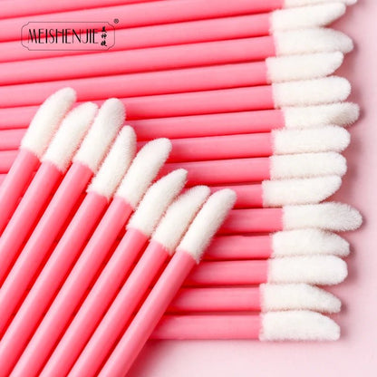 Wholesale 50/1000pcs Lip Brushes Applicators Eyelashes Brush Lipstick Brush Lip Gloss Applicator Wands Makeup Beauty Tool - RELUX.STORE