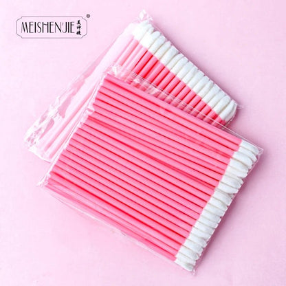 Wholesale 50/1000pcs Lip Brushes Applicators Eyelashes Brush Lipstick Brush Lip Gloss Applicator Wands Makeup Beauty Tool - RELUX.STORE