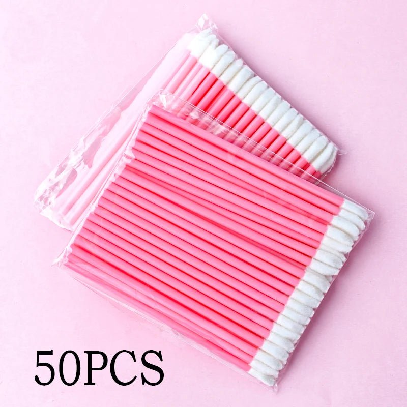 Wholesale 50/1000pcs Lip Brushes Applicators Eyelashes Brush Lipstick Brush Lip Gloss Applicator Wands Makeup Beauty Tool - RELUX.STORE